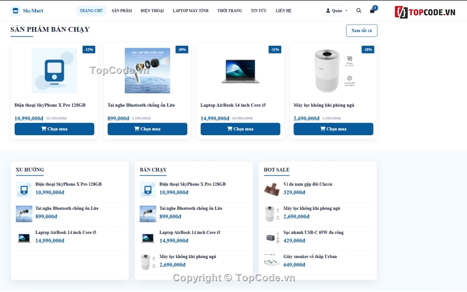Website php,điện tử,thương mại